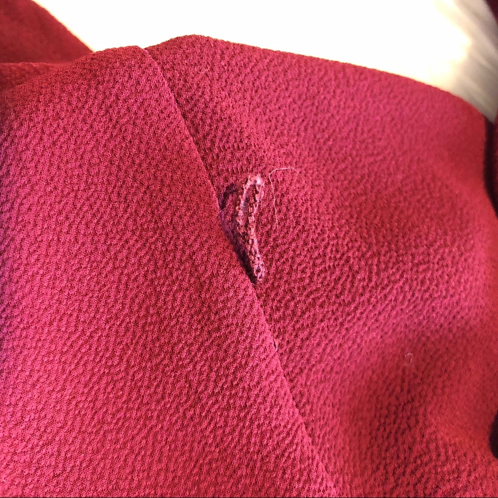 🌺 Meraki Women’s Burgundy Dress Size S - Picture 7 of 8